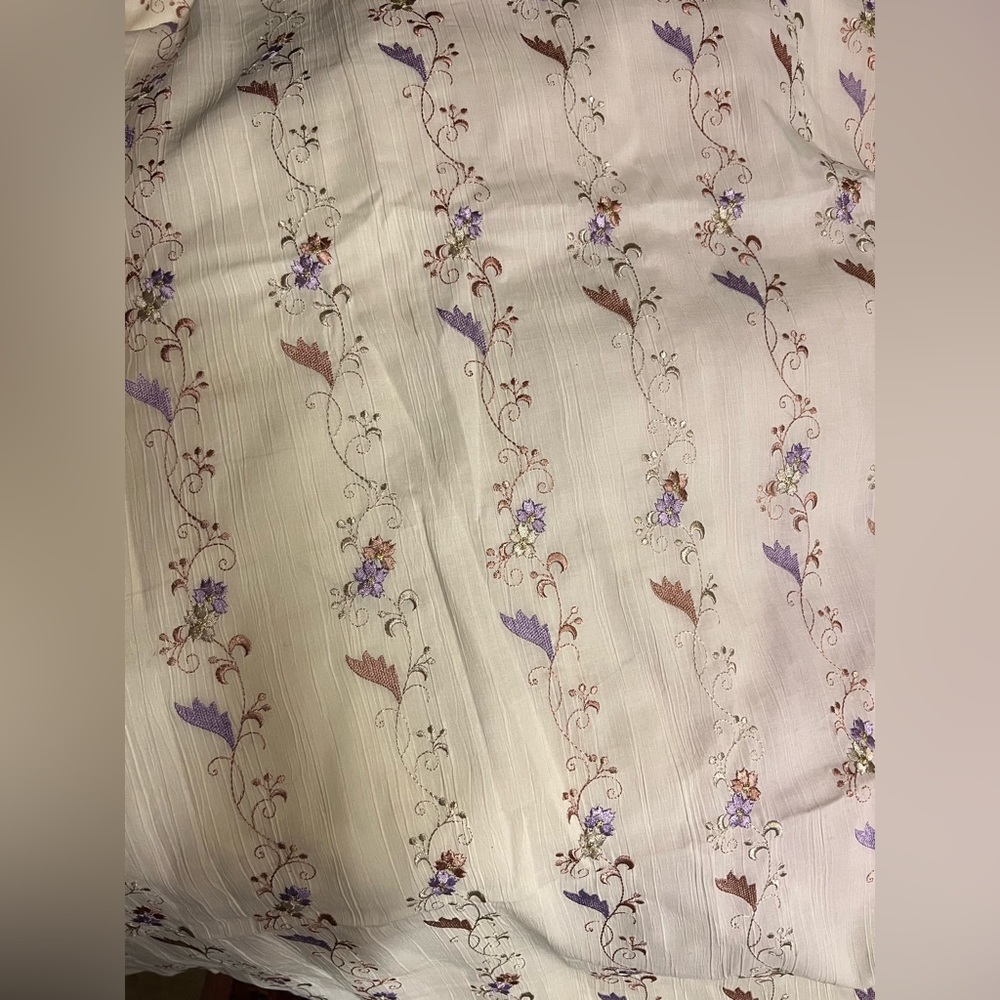 3 piece cotton Indian suit, chiffon duppata.  Indian/Pakistani Suit